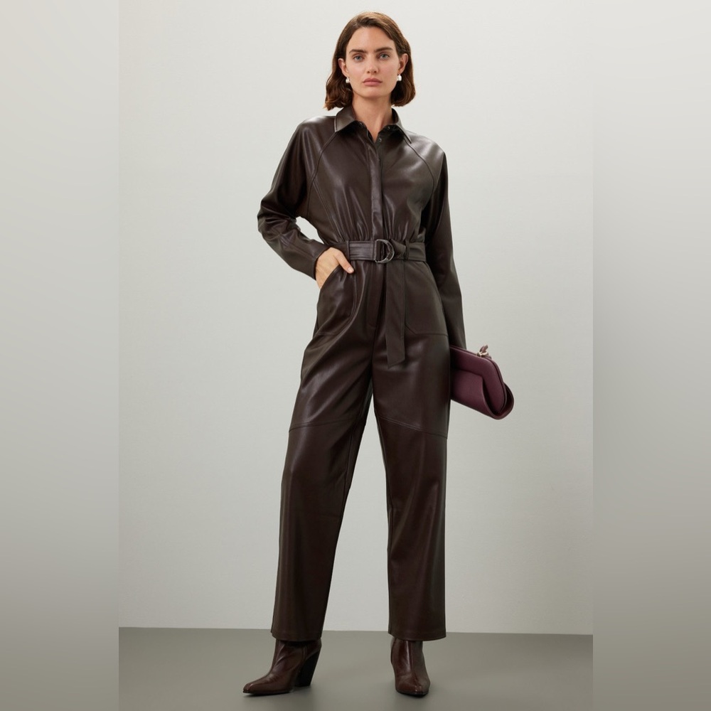 Marissa Webb Dark Brown Jumpsuit